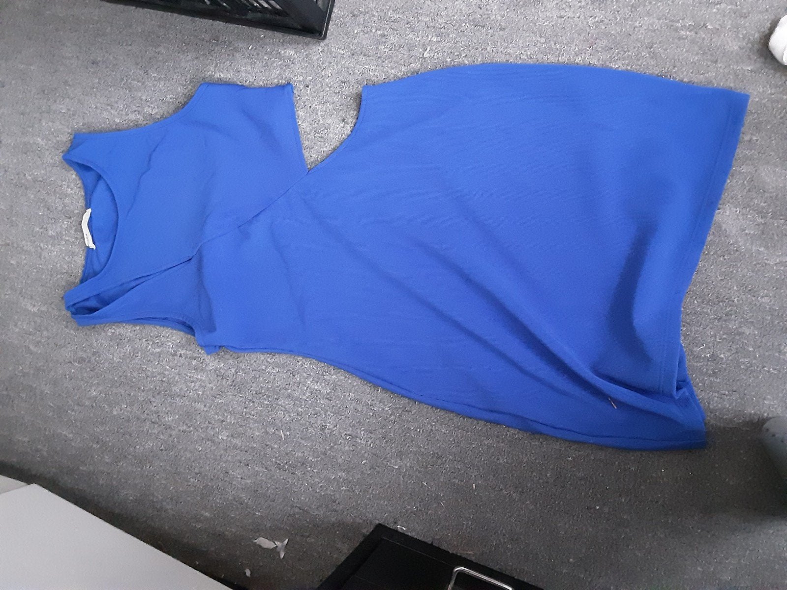 Blauwe jurk, Blauw, Ophalen of Verzenden, Zo goed als nieuw, Knielengte
