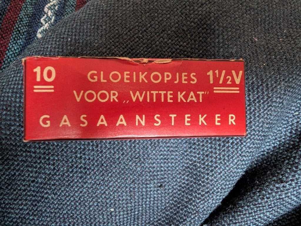 De witte kat gloeikopjes, Verzamelen, Ophalen of Verzenden, Zo goed als nieuw
