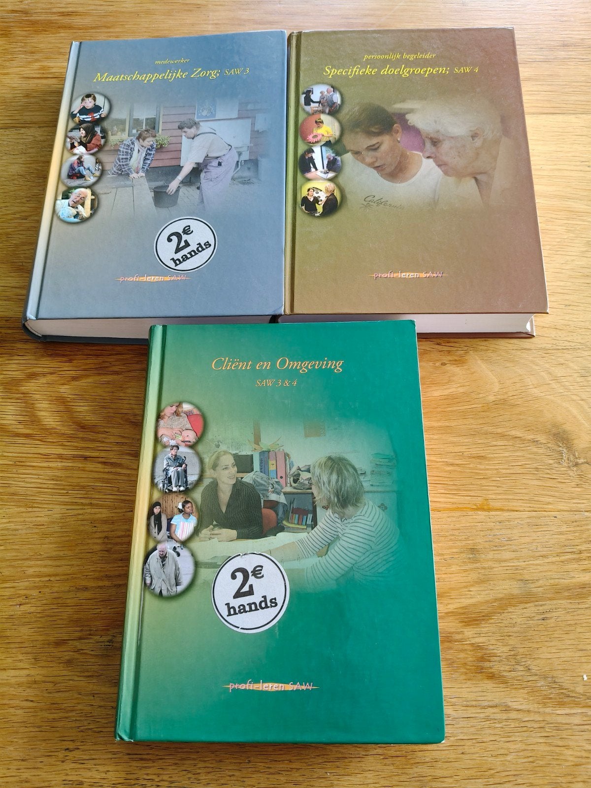SAW Studieboeken: Maatschappelijke Zorg, Specifieke Doelgr., Profieleren SAW, Ophalen of Verzenden, Zo goed als nieuw, MBO