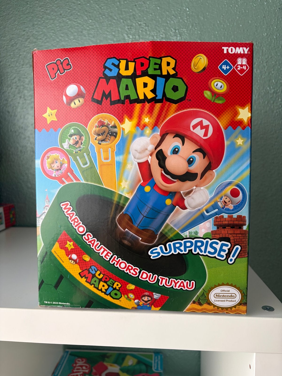 Super Mario Surprise Spel - Mario Saute Hors Du Tuyau, Drie of vier spelers, Ophalen of Verzenden, Nieuw