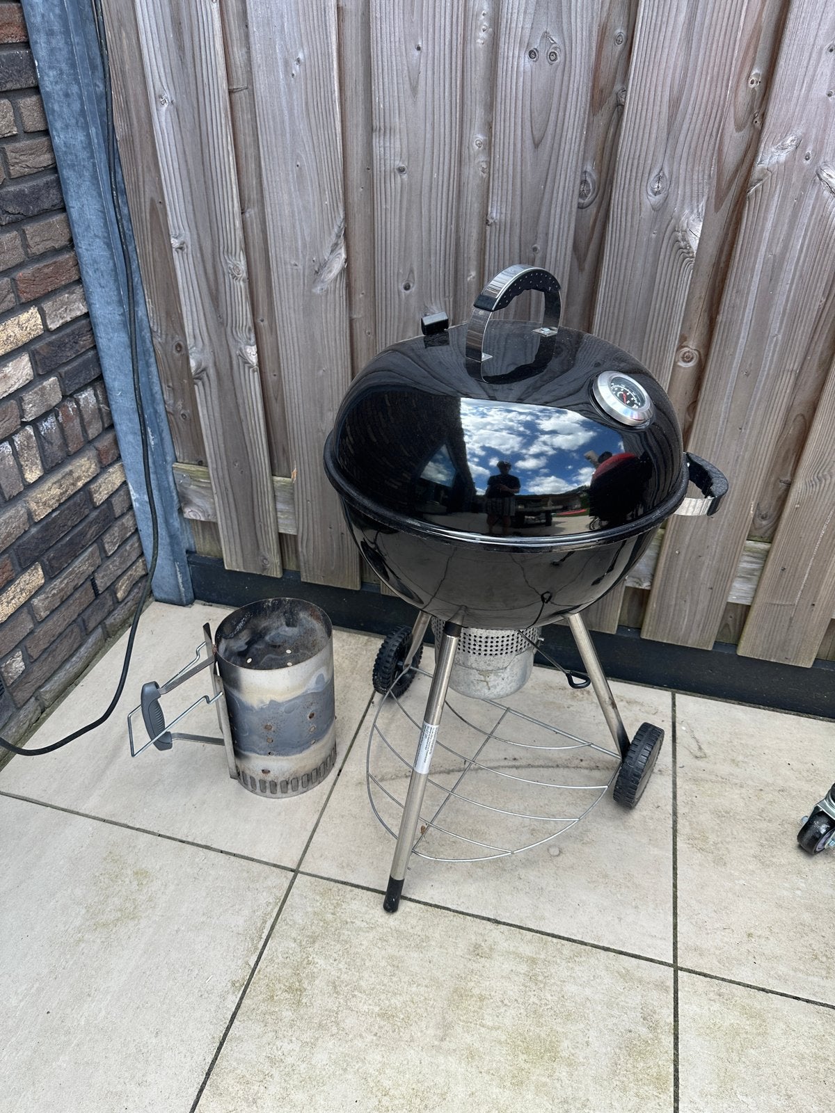 Weber barbecue inclusief kolen starter, Ophalen, Gebruikt