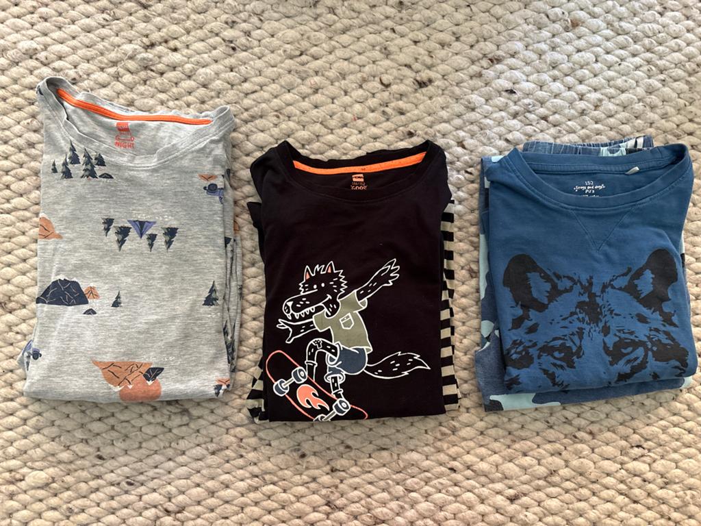 3 pyjama's van HEMA en Frogs and Dogs maat 152, Kinderen en Baby's, Kinderkleding | Maat 152, Ophalen of Verzenden, Gebruikt, Jongen