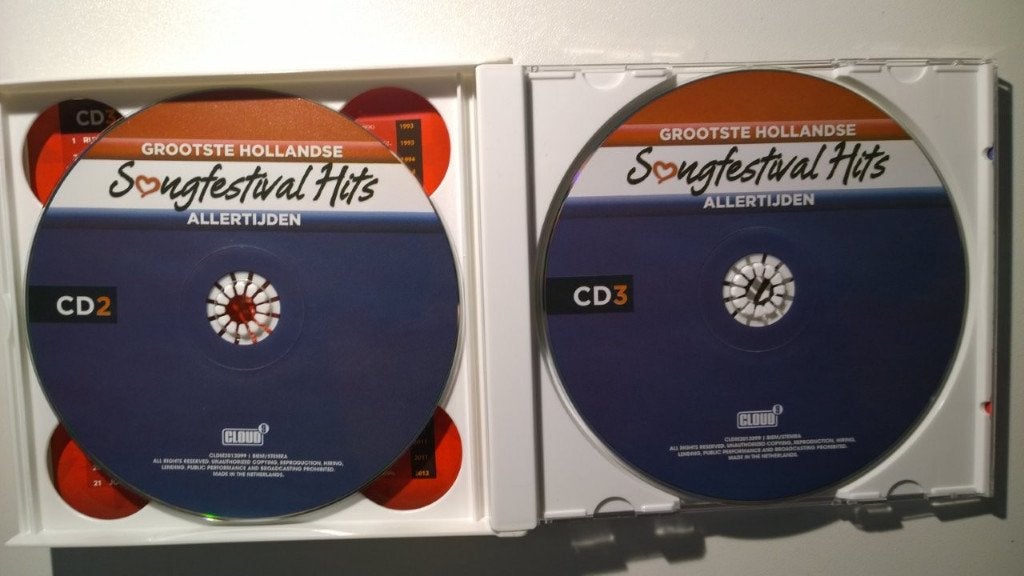 Grootste Hollandse Songfestival Hits Allertijden (3 CD), Ophalen of Verzenden, Zo goed als nieuw, Pop, Album