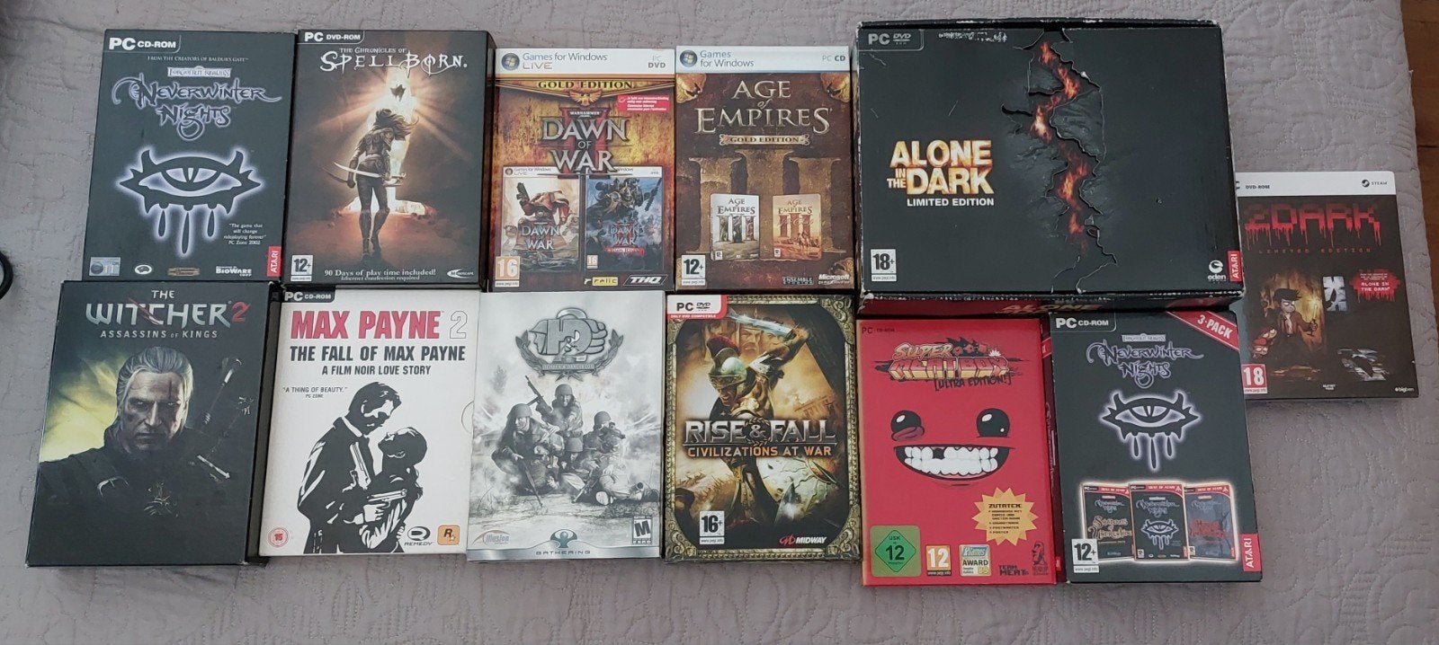 Grote collectie PC games: RPG, Strategie, Actie, 1 speler, Ophalen of Verzenden, Zo goed als nieuw, Role Playing Game (Rpg)