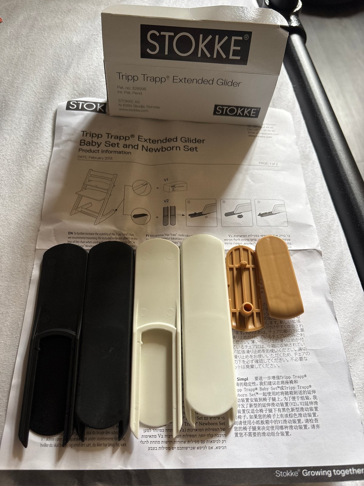 Stokke Tripp Trapp Extended Gliders V2/V3 Nieuw, Ophalen of Verzenden, Nieuw, Meegroeistoel