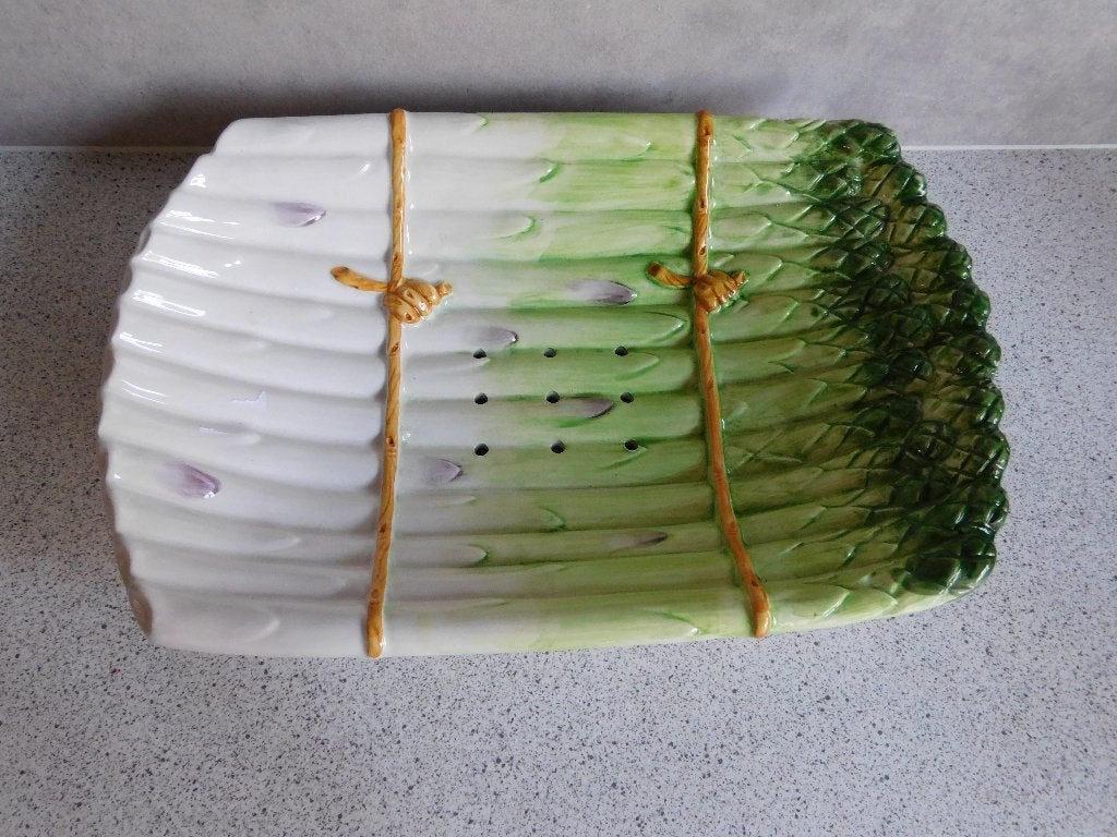 Schaal 30x20 cm. Asperges Bassano Made in Italy, Ophalen of Verzenden