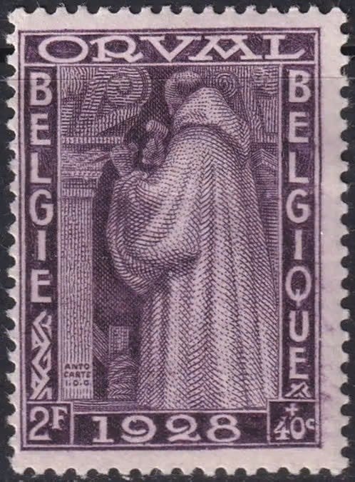 Belgie 1928 - OBP 263 - Eerste Orval, Frankeerzegel, Ophalen of Verzenden, Postfris, Postfris