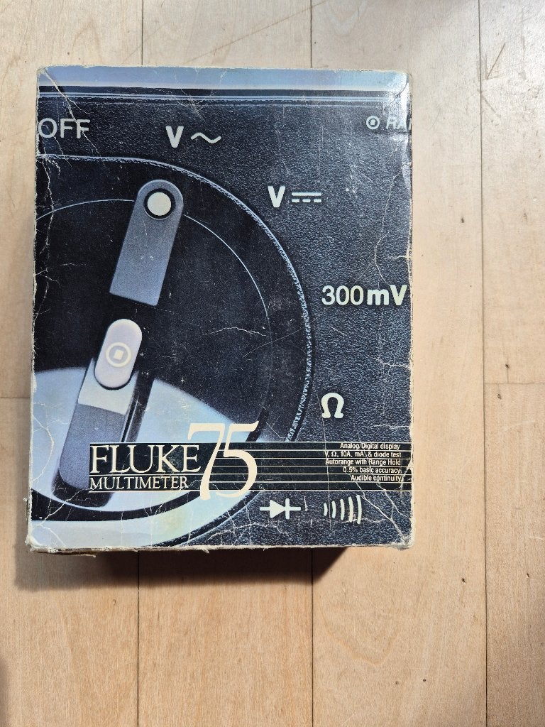 Fluke 75 multimeter, Ophalen of Verzenden, Gebruikt, Multimeter