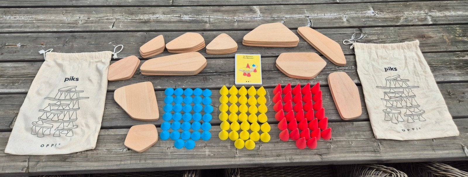 Piks Oppi educatieve kit 128 delig, Ophalen of Verzenden, Zo goed als nieuw, Bouwen