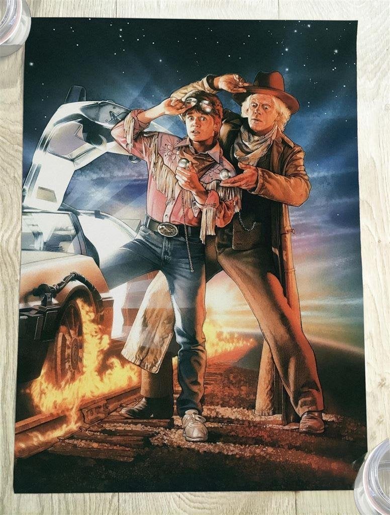BACK TO THE FUTURE III alt. grote Film Poster, Verzenden, Nieuw, Poster