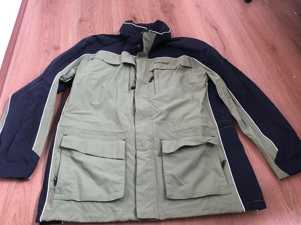 Human nature unisex regenjas groen outdoor l, Caravans en Kamperen, Regenkleding, Dames, Ophalen of Verzenden, Zo goed als nieuw