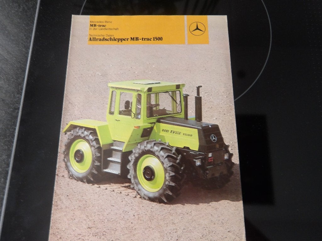 Mercedes-Benz MB-trac 1500 Allradschlepper Catalogus, Ophalen of Verzenden, Zo goed als nieuw, Mercedes-Benz, Catalogus
