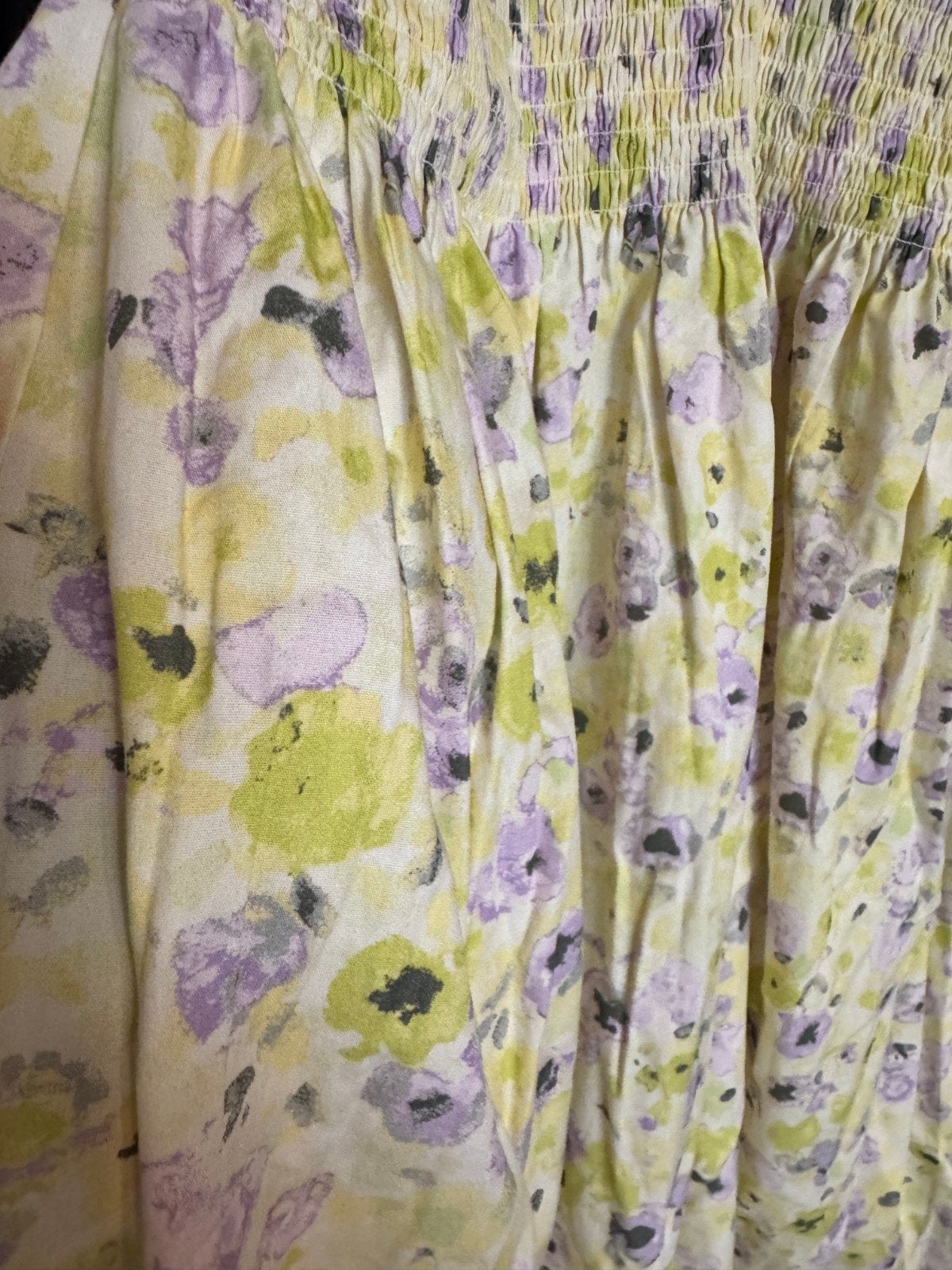H&M Zomerjurk met bloemenprint en smockdetail, Kleding | Dames, Ophalen of Verzenden