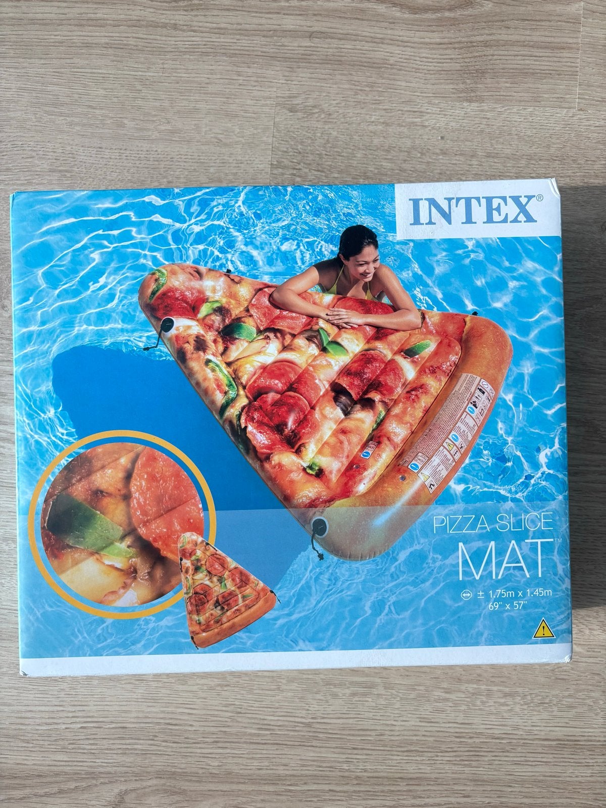 Intex Pizza Slice Matras - Opblaasbaar Zwembad Speelgoed, Ophalen of Verzenden, Nieuw
