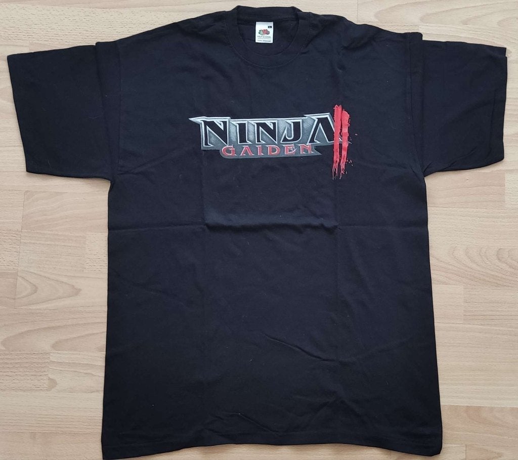 Ninja Gaiden II Xbox 360 Promo T-shirt, Spelcomputers en Games, Spelcomputers | Xbox | Accessoires, Ophalen of Verzenden, Nieuw