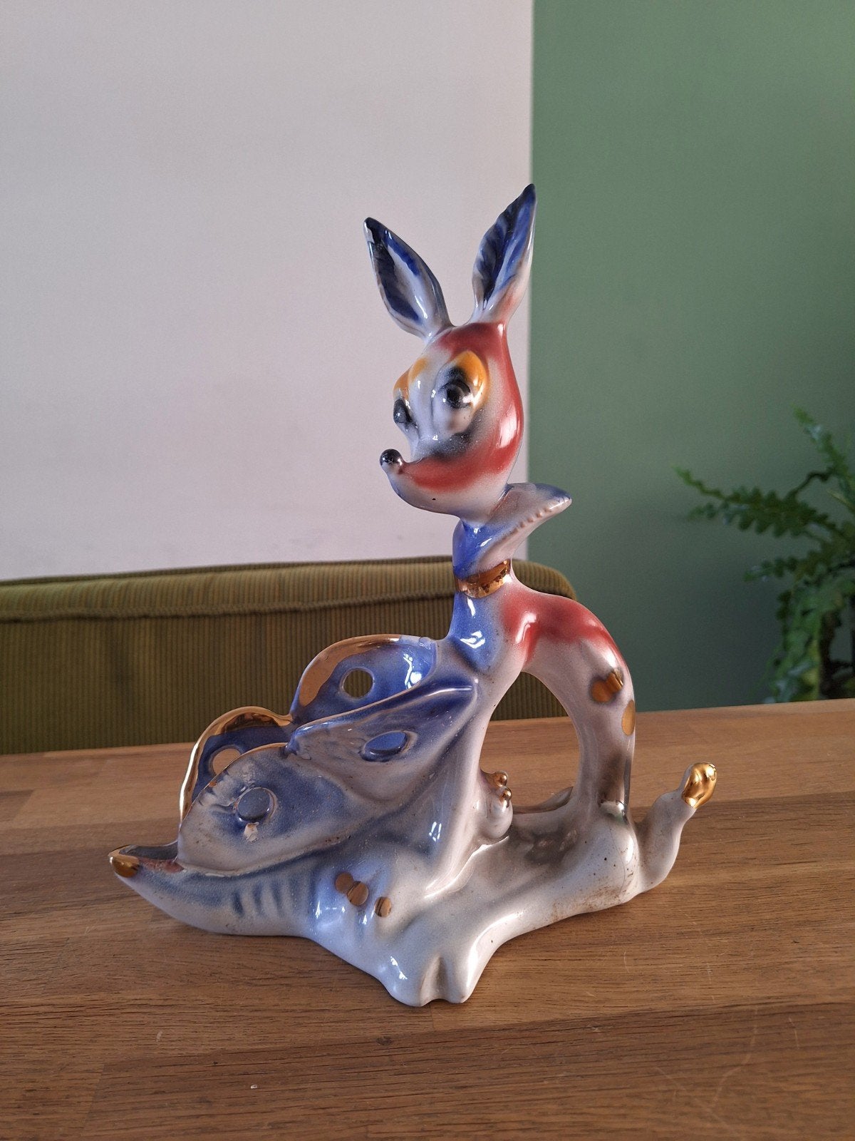 Vintage Bambi beeldje, Ophalen of Verzenden, Gebruikt, Dier