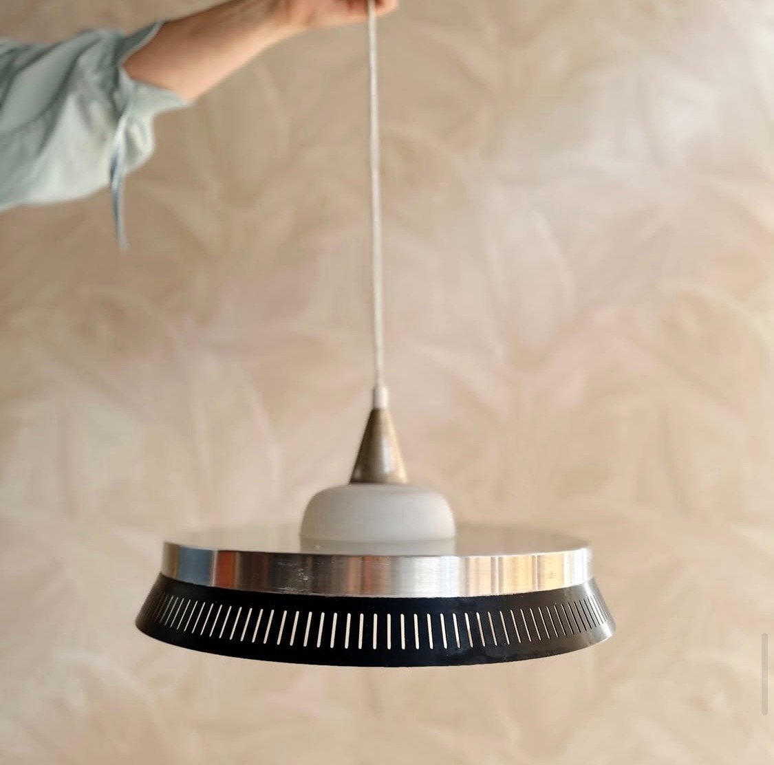 Vintage hanglamp, C, C, Ophalen of Verzenden, Zo goed als nieuw