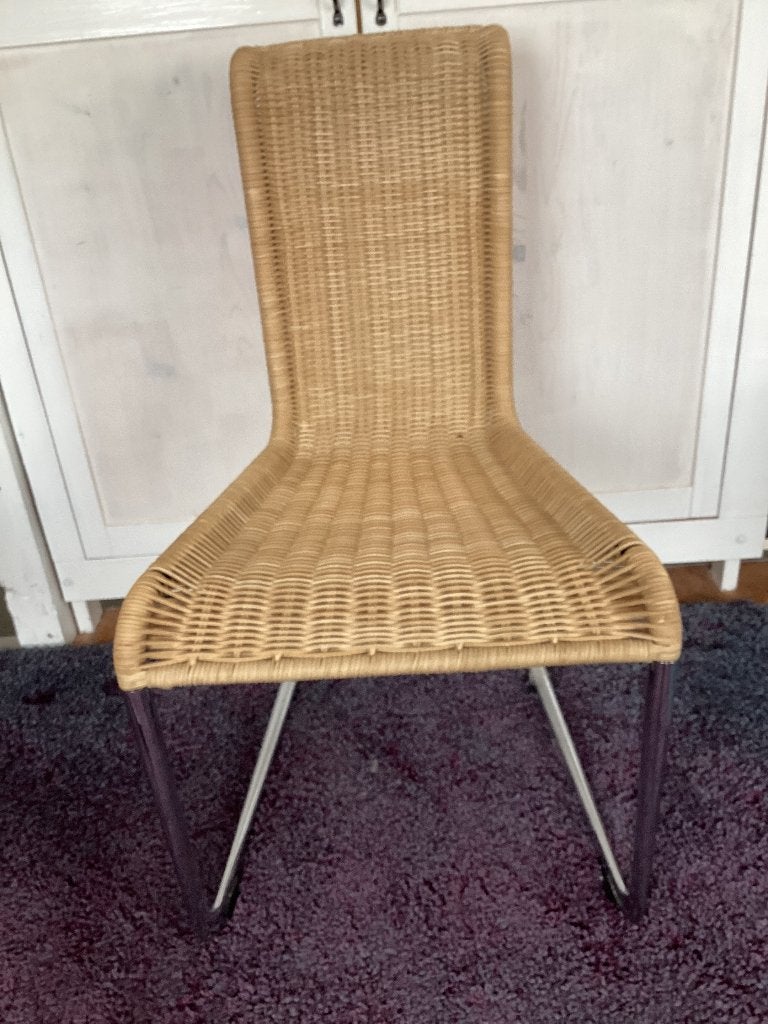 tecta design vintage stoelen 5 stuks, Ophalen, Gebruikt, Overige kleuren, Metaal