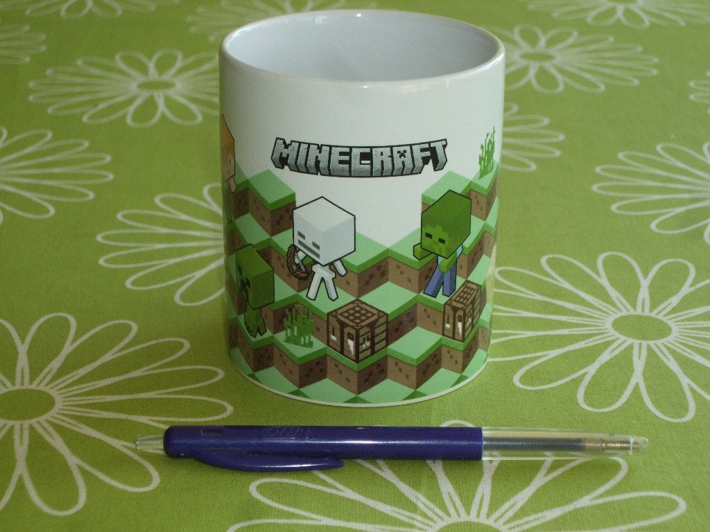 Minecraft mok - 325ml, Ophalen of Verzenden, Zo goed als nieuw