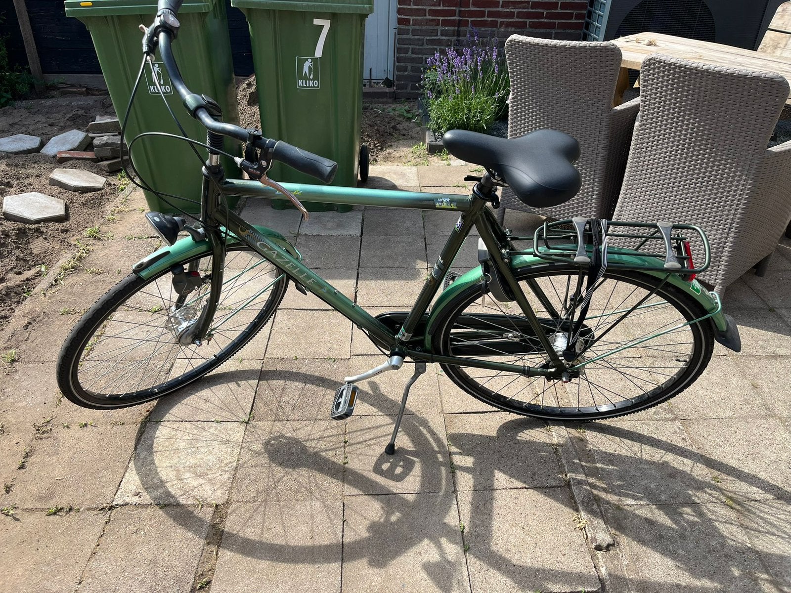 GAZELLE TOUCHÉ HEREN FIETS 28 INCH 7 VERSNELLINGEN, Ophalen, Gebruikt, Versnellingen, Schijfrem