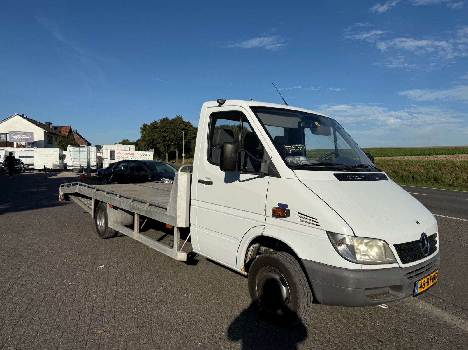 Mercedes-Benz Sprinter 408/411/413/414/416 Cdi-m/-n 2005, Auto's, 129 pk, Wit, Particulier, 6 stoelen