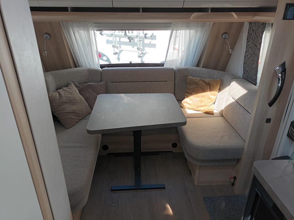 Hobby De Luxe 460 UL, Caravans en Kamperen, Caravans, Rondzit, Hobby, Bedrijf, Schokbreker
