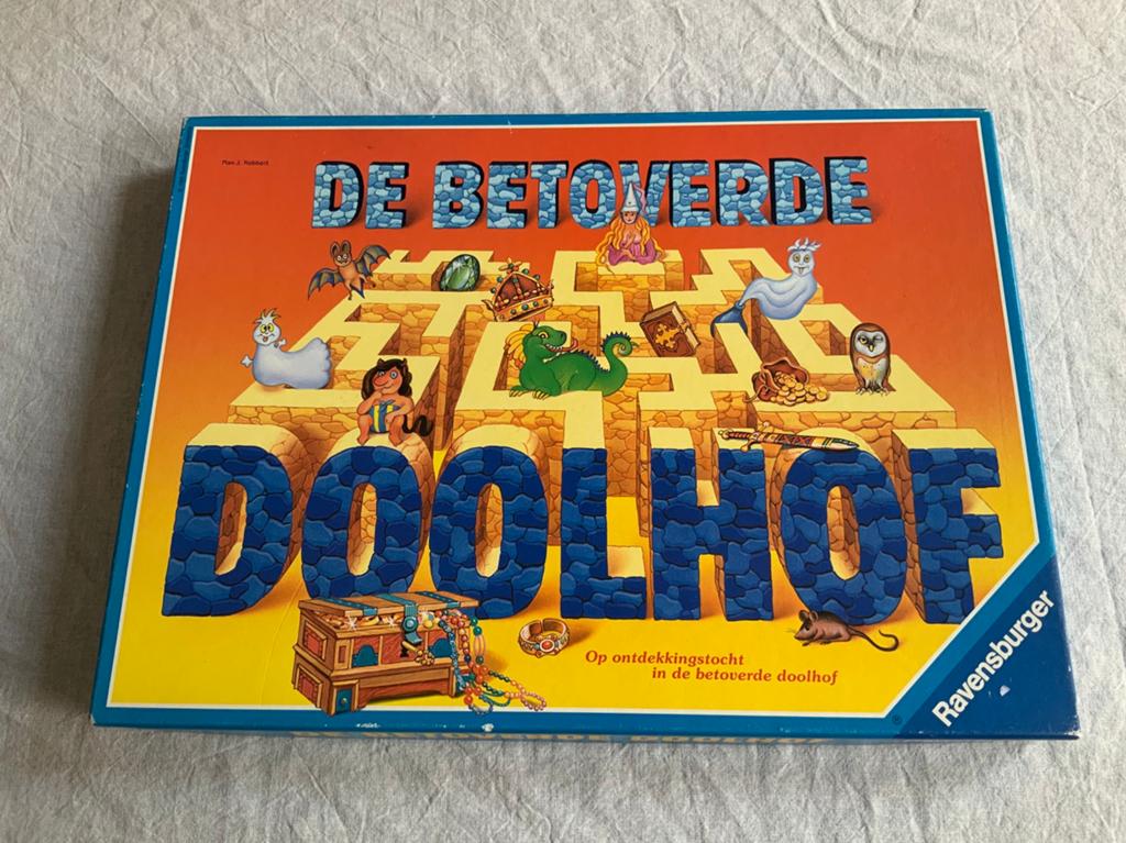 De Betoverde Doolhof, Hobby en Vrije tijd, Gezelschapsspellen | Bordspellen, Een of twee spelers, Ophalen of Verzenden, Gebruikt