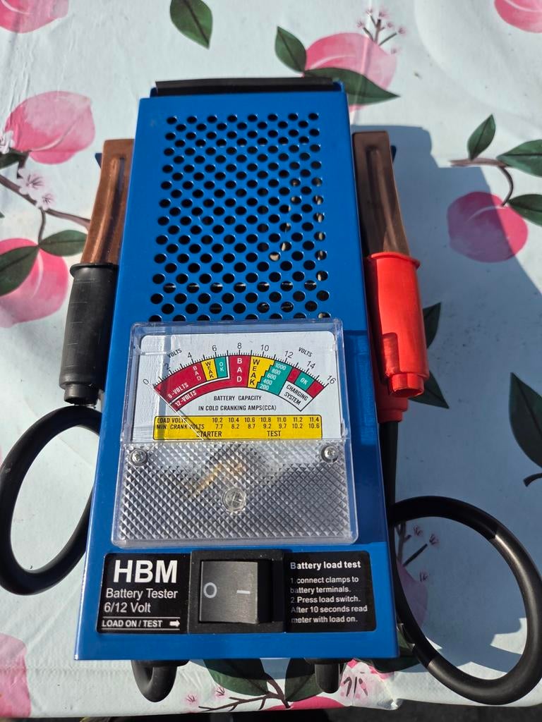 Hbm accu tester, Ophalen
