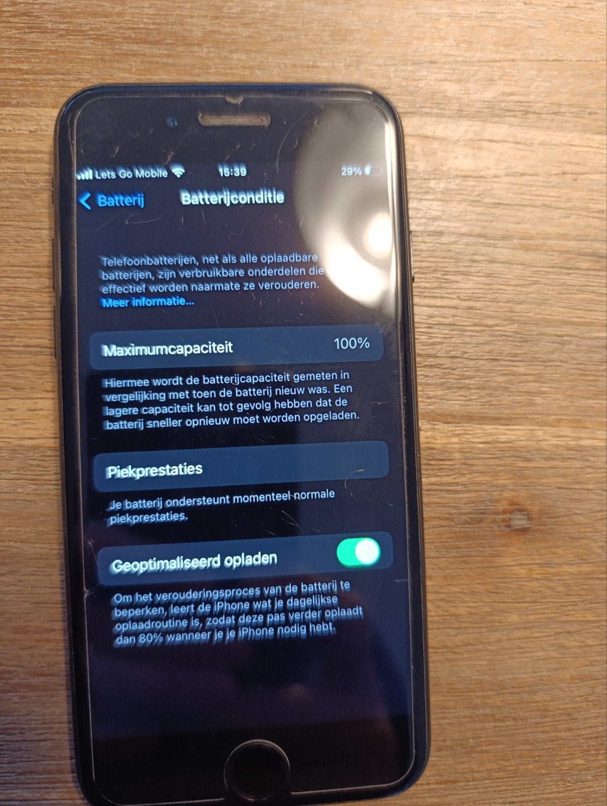 iPhone 7 Zwart - 100% batterij conditie, Telecommunicatie, Ophalen of Verzenden, Gebruikt, Zwart, IPhone 7