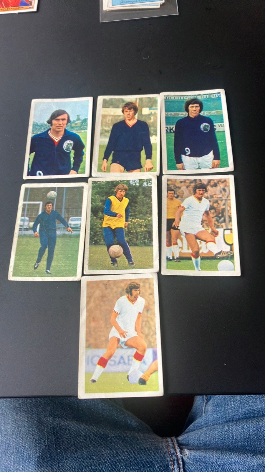 Ajax panini vanderhout jaren 70, Ophalen of Verzenden, Zo goed als nieuw, Ajax, Poster, Plaatje of Sticker