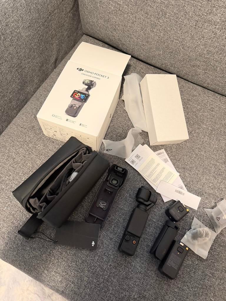 Dji Pocket 3 Creator Combo, Ophalen of Verzenden, Zo goed als nieuw