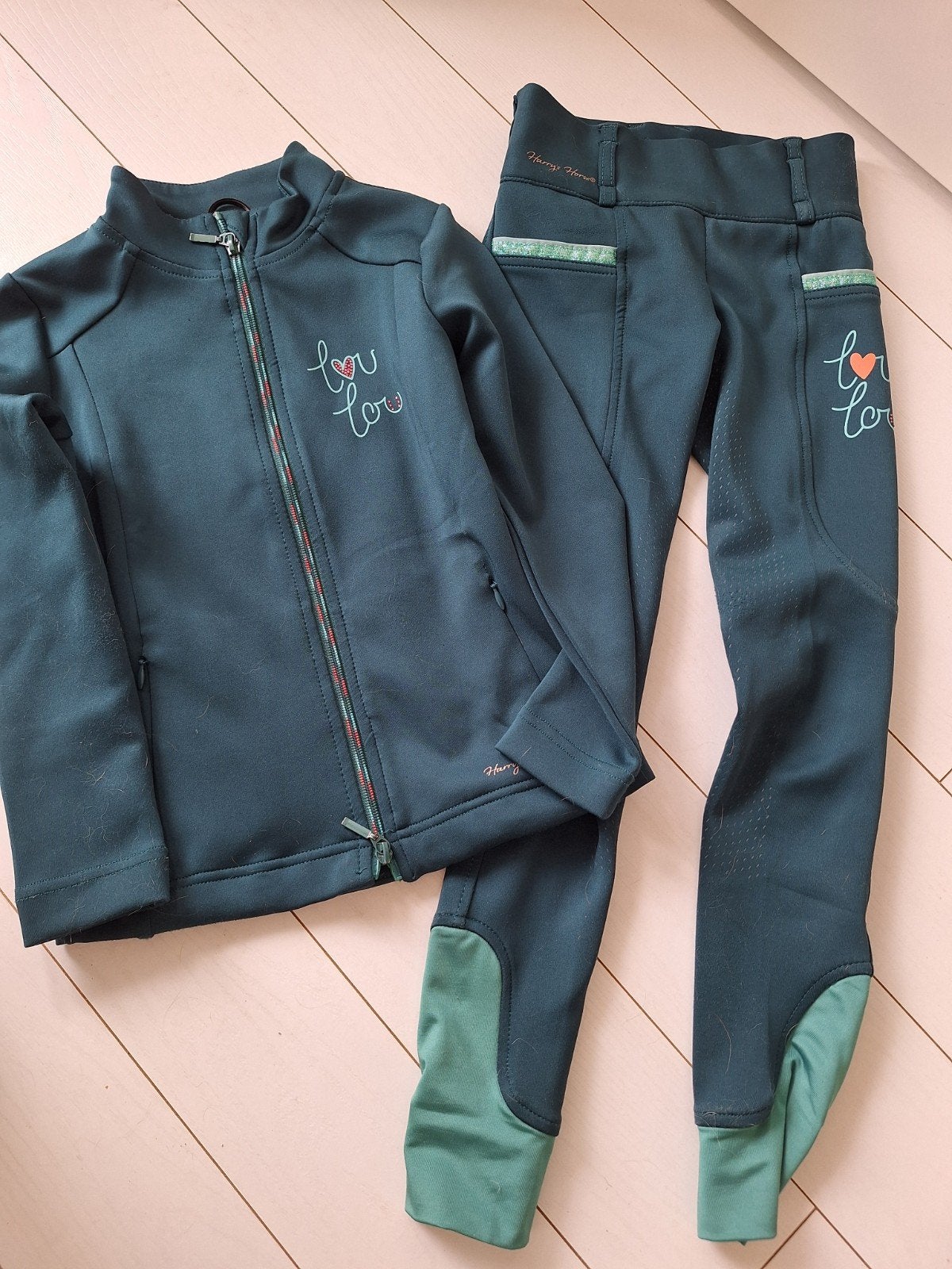 Rijroek en vest maat 128 Harry's Horse, Dieren en Toebehoren, Paardrijkleding, Dressuur, Ophalen of Verzenden, Zo goed als nieuw