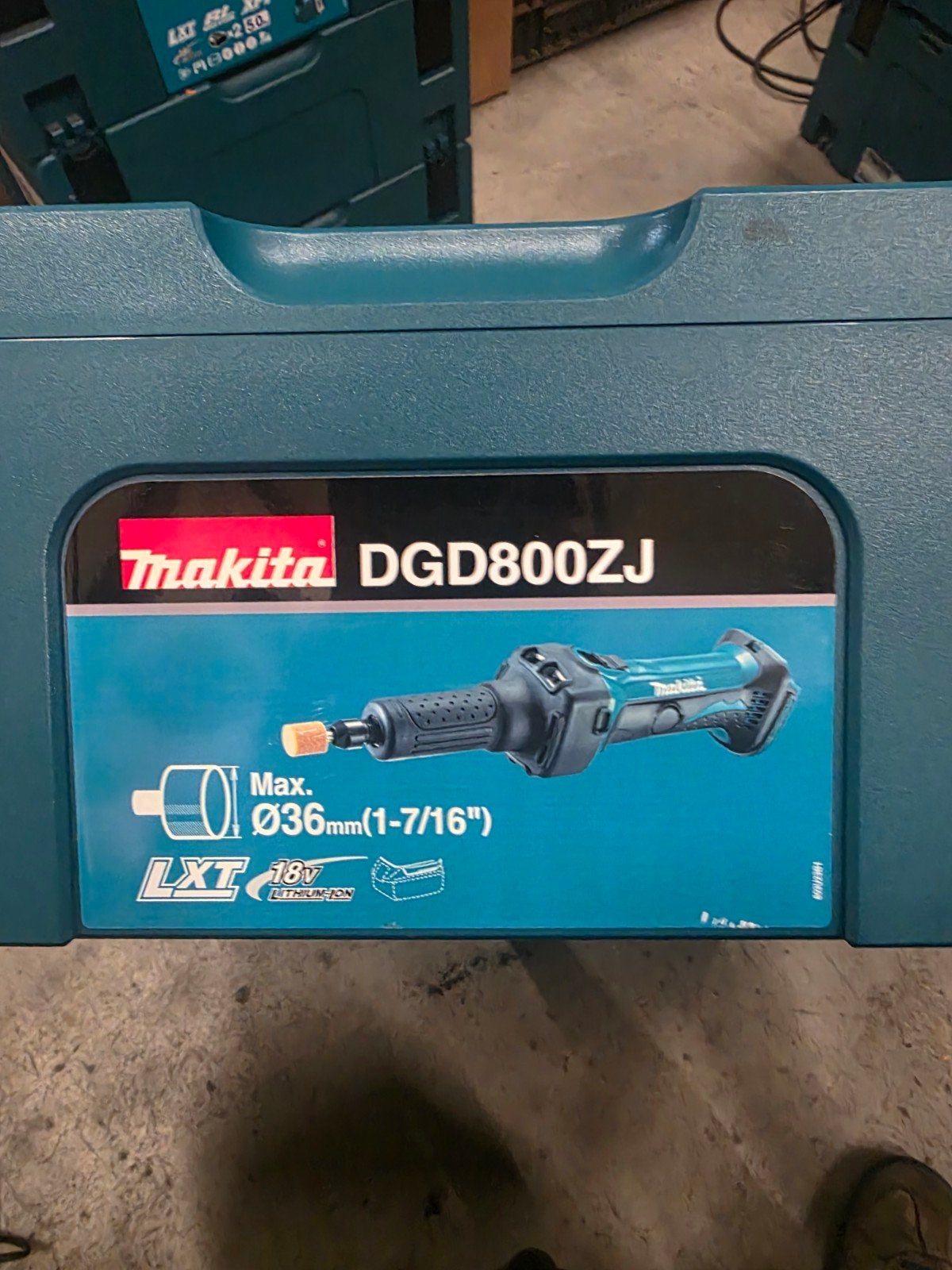 Makita DGD800ZJ Accu Rechte Slijper 18V LXT, Ophalen of Verzenden, Gebruikt