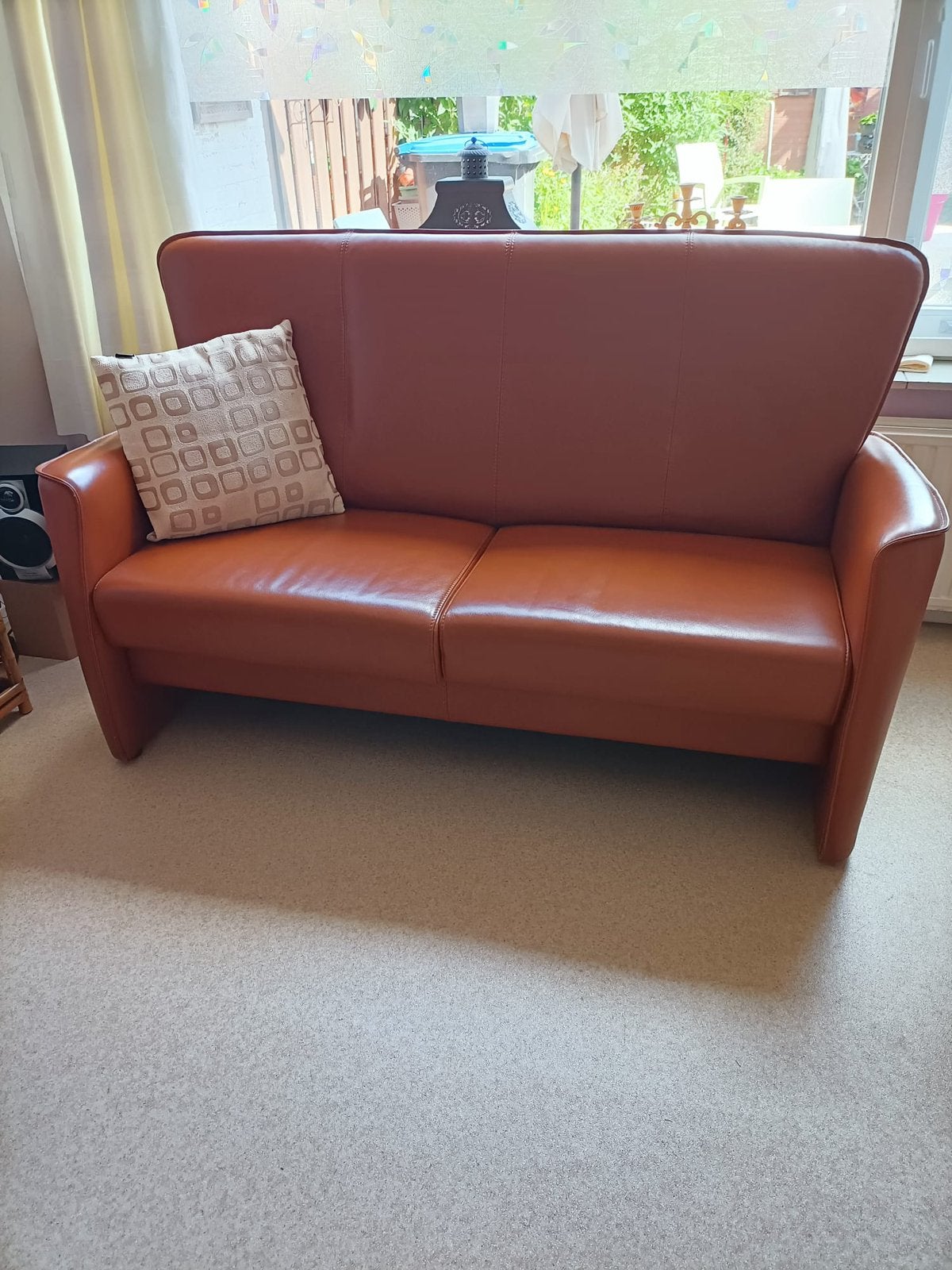 Leren bank prominent, Ophalen, Minder dan 75 cm, 150 tot 200 cm, Ergonomische bank