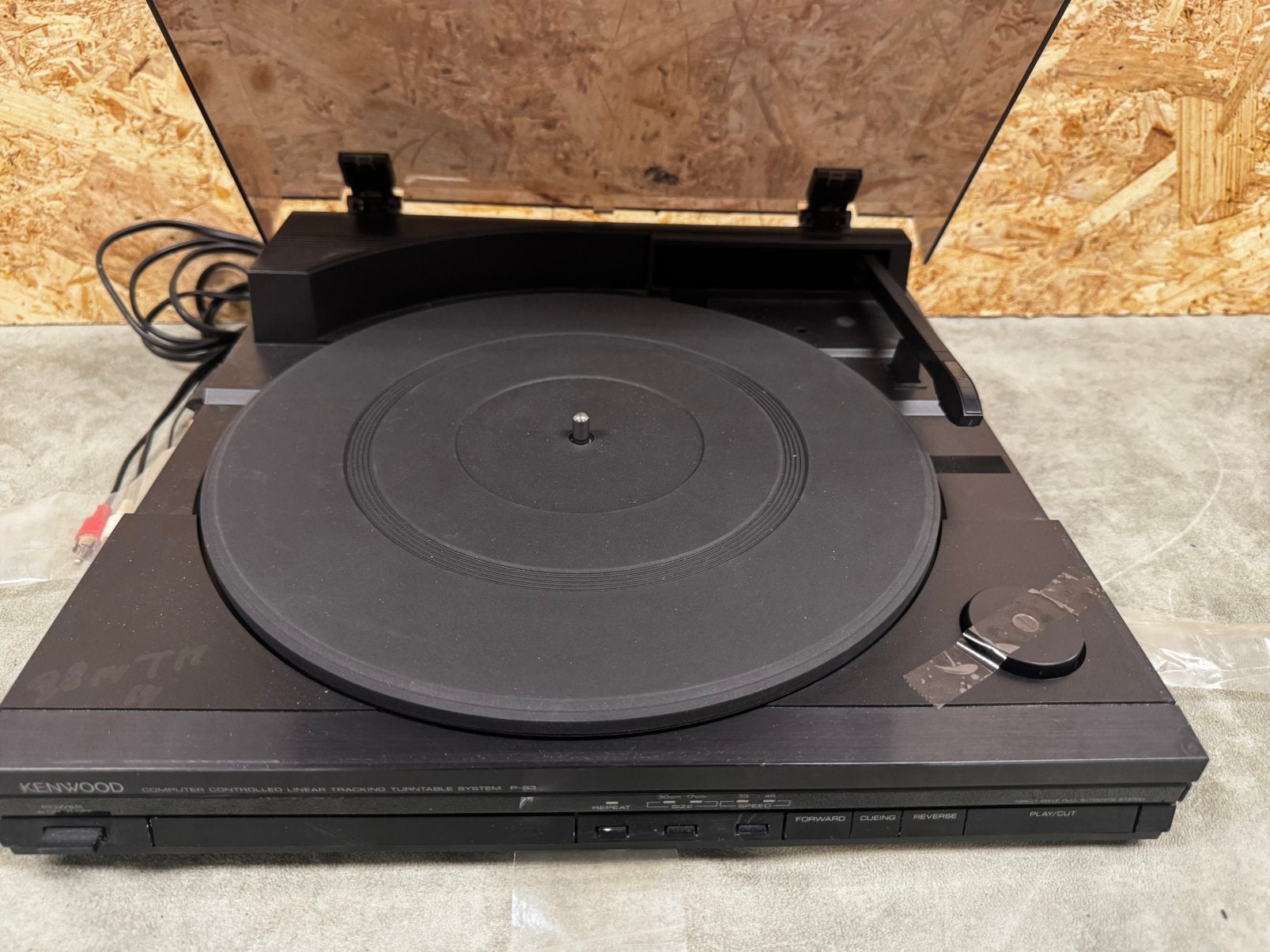 Kenwood P-83 Direct Drive Platenspeler Linear Tracking- ReK4, Overige merken, Gebruikt, Ophalen of Verzenden, X