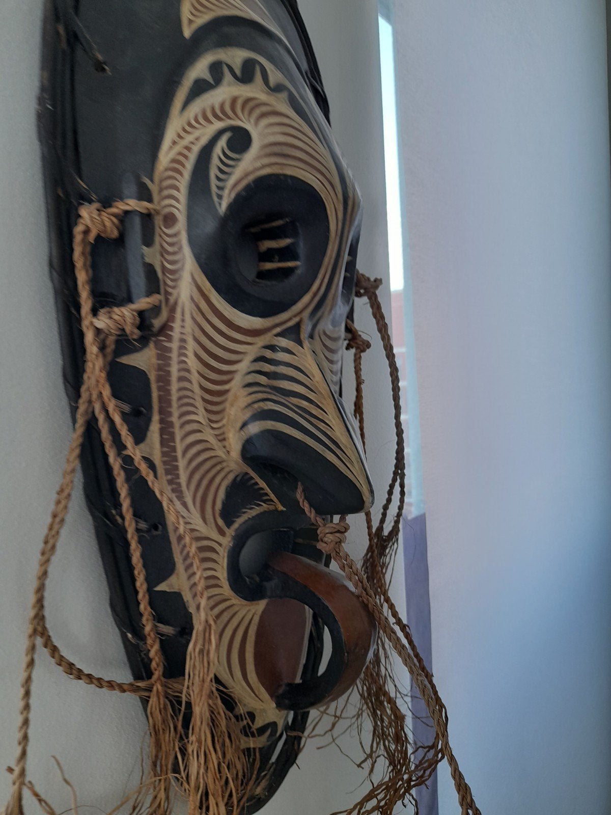Sepik Papoea masker, Antiek en Kunst, Ophalen of Verzenden