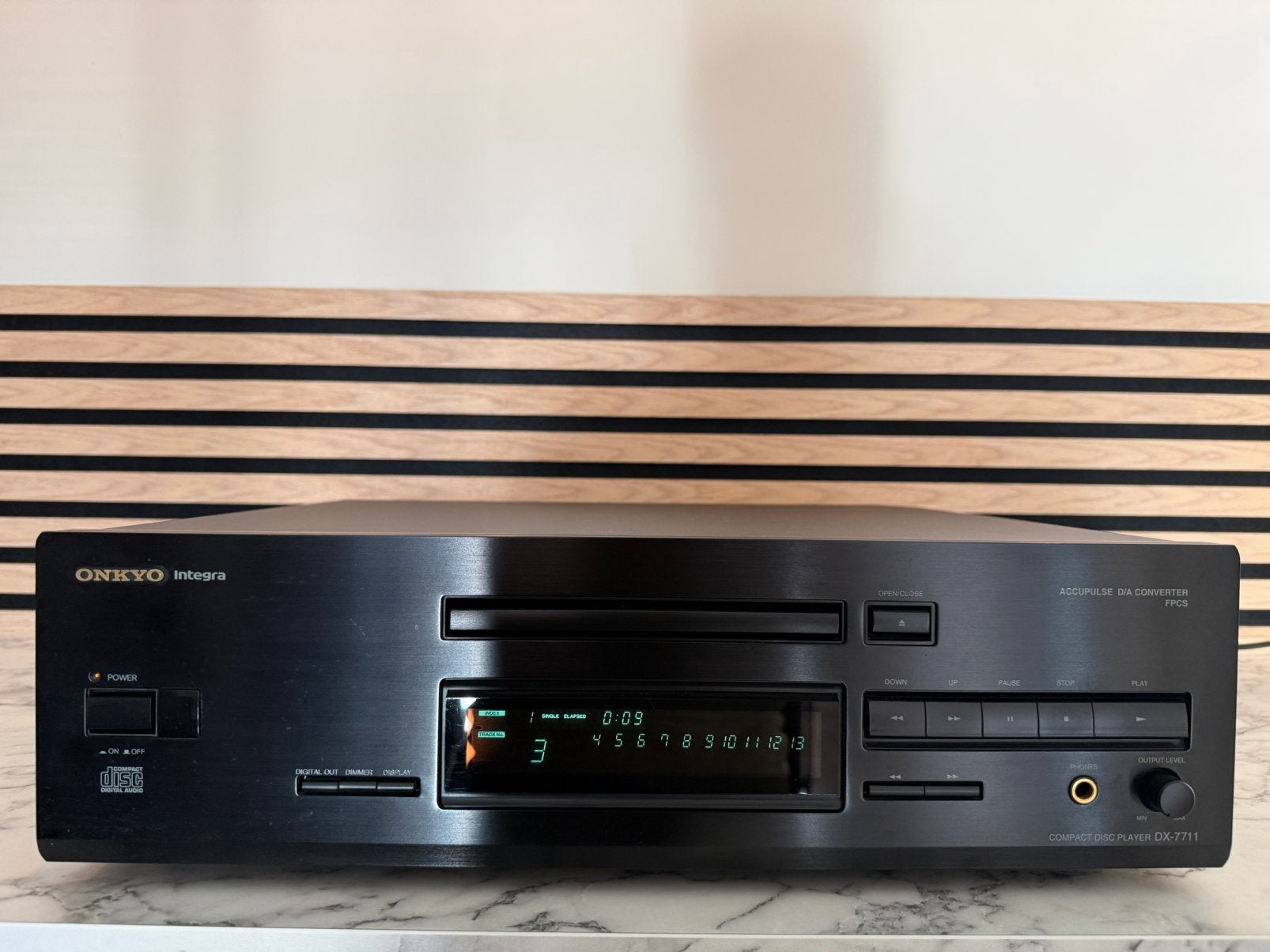 Onkyo Integra DX-7711, servicebeurt, zeer mooi, garantie, Contact@vintageaudiobreda.nl, Zo goed als nieuw, Bosschendijk 193b, Oudenbosch