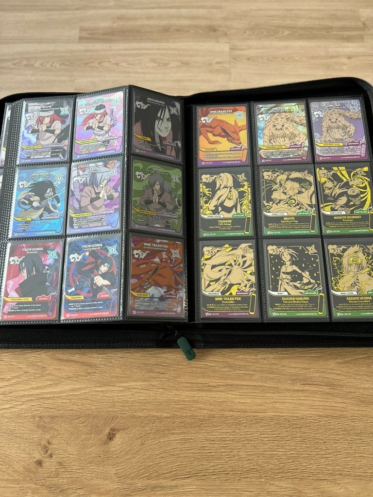Naruto Mythos TCG Konoha Shidō 1st Edition Set 1-386 Kaarten, Ophalen of Verzenden, Zo goed als nieuw, Meerdere kaarten, Foil