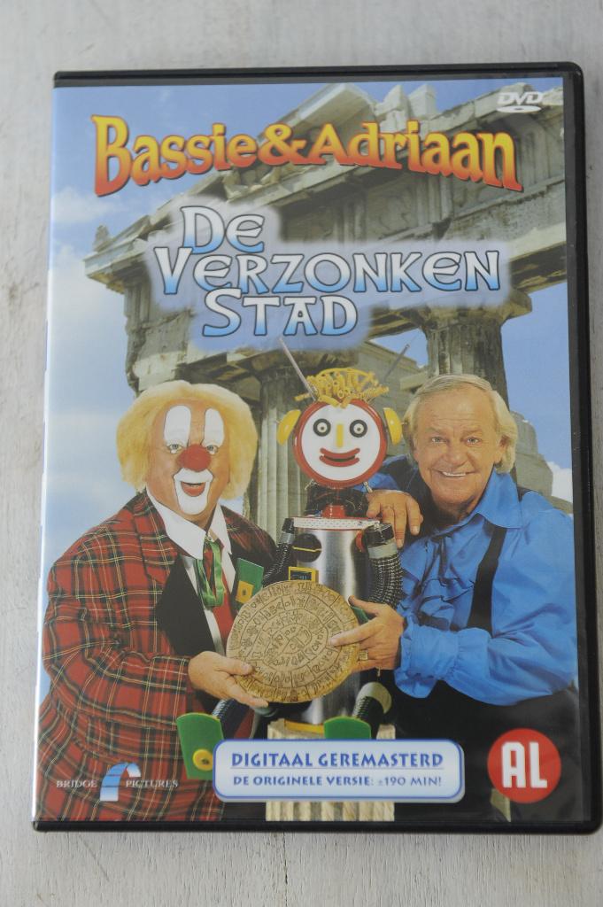 BASSIE en ADRIAAN -- DE VERZONKEN STAD -- DIGITAAL GEREMA, Alle leeftijden, Verzenden, Zo goed als nieuw, Komedie