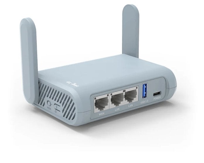 Compacte Reisrouter - GL-MT1300 (Beryl), Computers en Software, Ophalen of Verzenden, Zo goed als nieuw, Router, GL.iNet