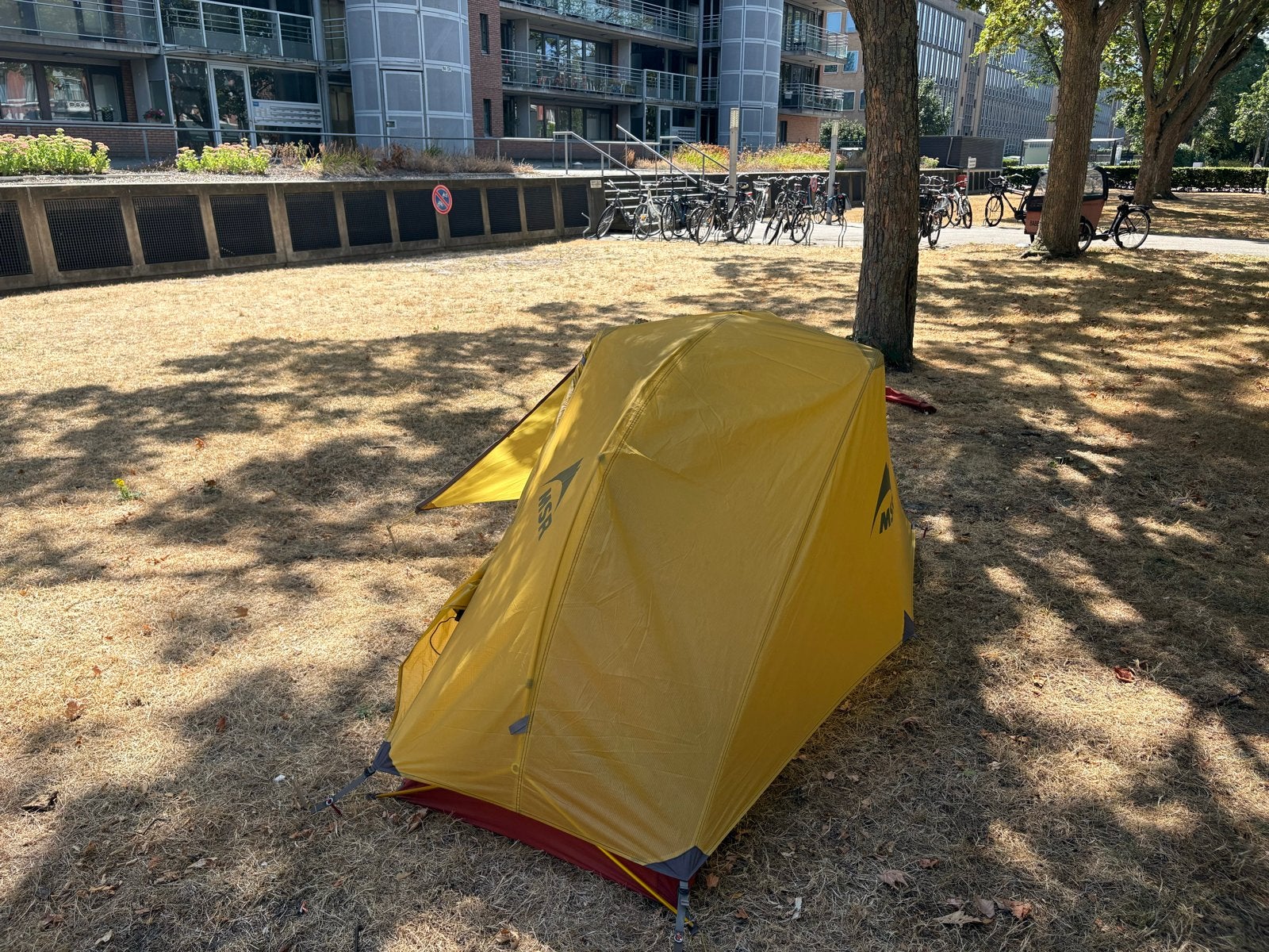 MSR Hubba Hubba NX 1 persoons tent, Caravans en Kamperen, Ophalen of Verzenden, Gebruikt