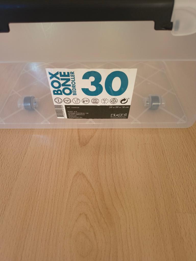 Box One Bedroller 30L opbergbox met wielen (15 stuks), Ophalen, 60 cm of meer, Minder dan 35 cm