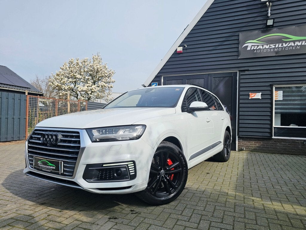 Audi Q7 3.0 TDI e-tron Hybrid 374PK quattro Premium, Auto's, Audi, Bedrijf, Te koop, Q7, 360° camera, 4x4, ABS, Achteruitrijcamera