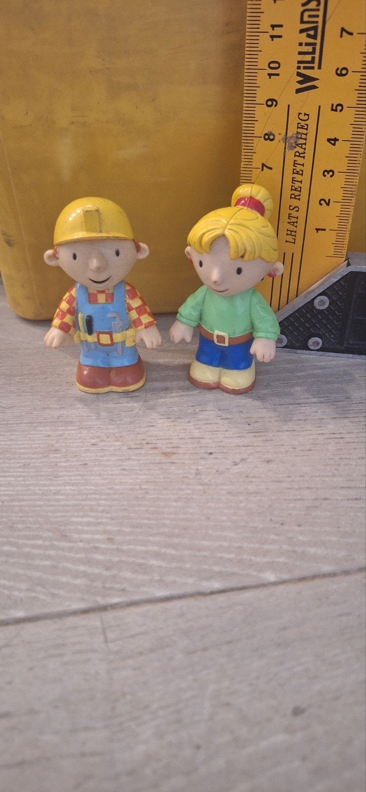 Bob de bouwer en Wendy poppetjes set van 2 (111026), ., Ophalen of Verzenden, Zo goed als nieuw, .