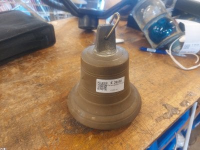 Scheepsbel 15 cm, Watersport en Boten, Bootonderdelen, Gebruikt