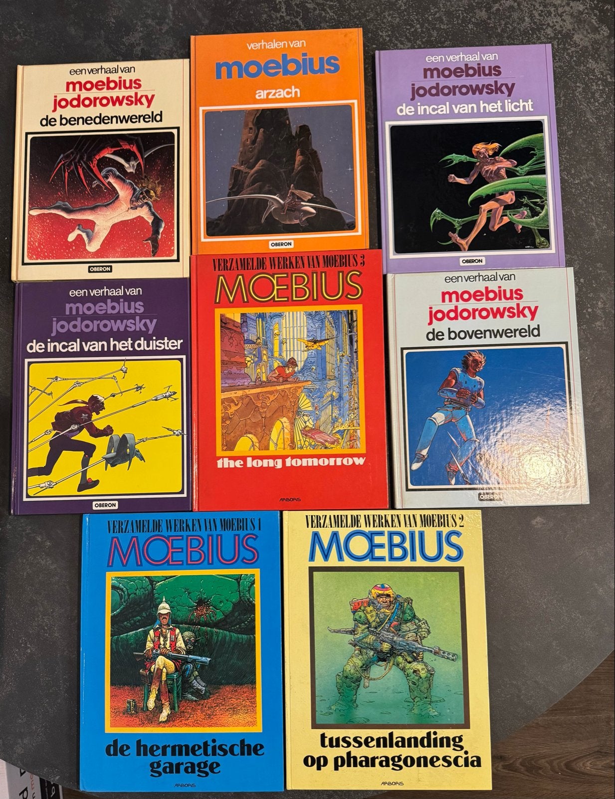 Moebius & Jodorowsky stripboeken  (8 stuks) hardcover, Boeken, Meerdere stripboeken, Ophalen of Verzenden, Gelezen