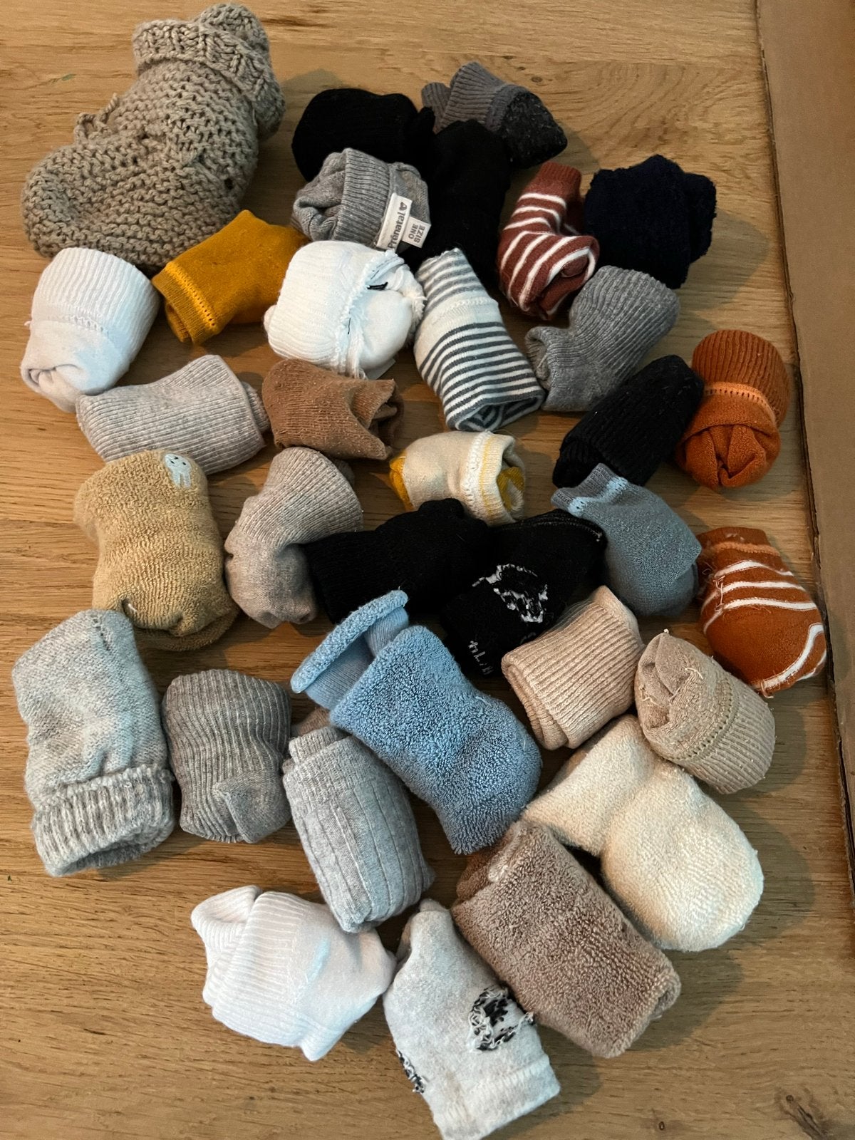33 paar Babysokjes voor jongens - Maat 50-74, Ophalen of Verzenden, Gebruikt, Jongetje