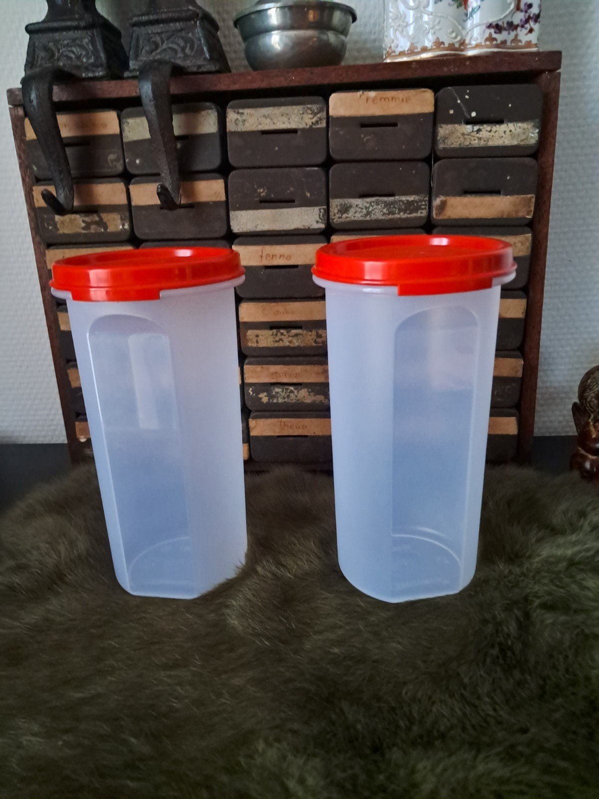 Tupperware Ruimte spaarders 650 ml - Set van 2, Vaatwasserbestendig, Bewaardoos, Ophalen of Verzenden, Zo goed als nieuw