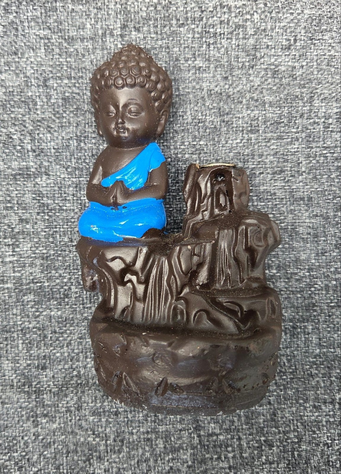 Wierook set met Boeddha en waterval brander, Meerkleurig, Ophalen of Verzenden, Steen/keramiek, Oosters
