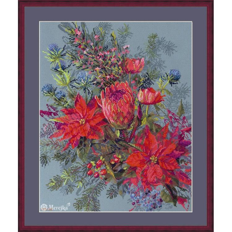 Borduurpakket Merejka - Christmas Arrangement"  SK272, Verzenden, Nieuw, Handborduren, Borduurpakket
